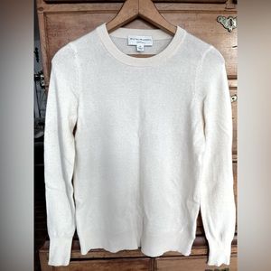 White + Warren Ivory Cashmere Crewneck Sweater (NWOT)